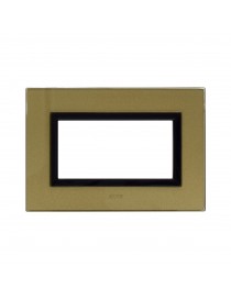 PLAQUE VERA44 GLAS, GOLD, 4M